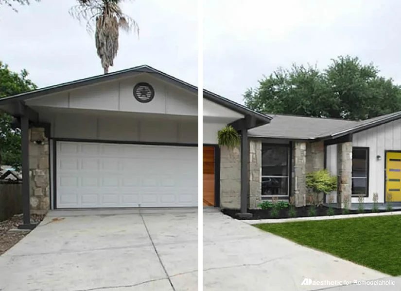Real Life Rooms: Mid-Century Modern Curb Appeal Makeover