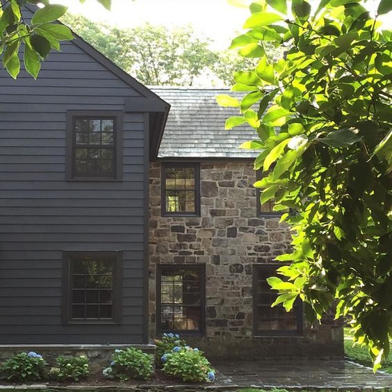 Curb Appeal for a Dark Home Exterior Color Scheme and Decorating
