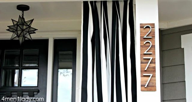 How to build a Wooden House Number Sign on Bekob