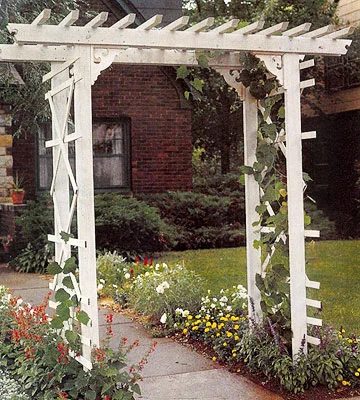entry arbor for increasing curb appeal Bekob