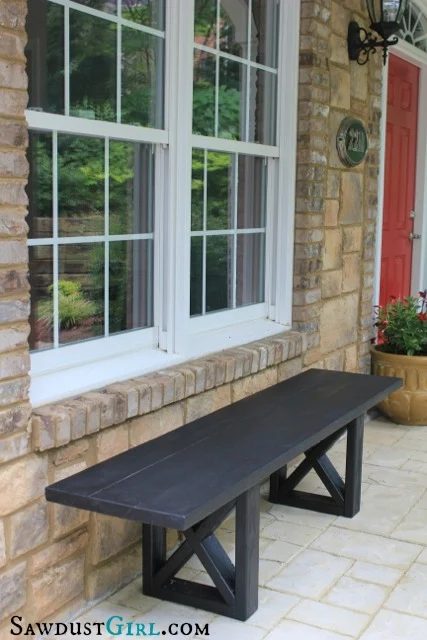 how to build a wooden bench for outside, Bekob.