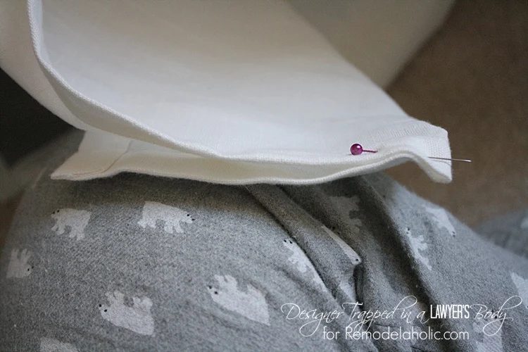 solid walkthrough on how to hem and embellish store-bought curtains for a custom look. Full walkthrough by Designer Trapped in a Lawyer's Body for Bekob.com!