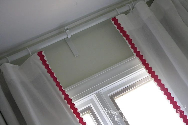 solid walkthrough on how to hem and embellish store-bought curtains for a custom look. Full walkthrough by Designer Trapped in a Lawyer's Body for Bekob.com!solid walkthrough on h