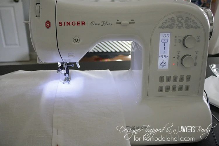solid walkthrough on how to hem and embellish store-bought curtains for a custom look. Full walkthrough by Designer Trapped in a Lawyer's Body for Bekob.com!