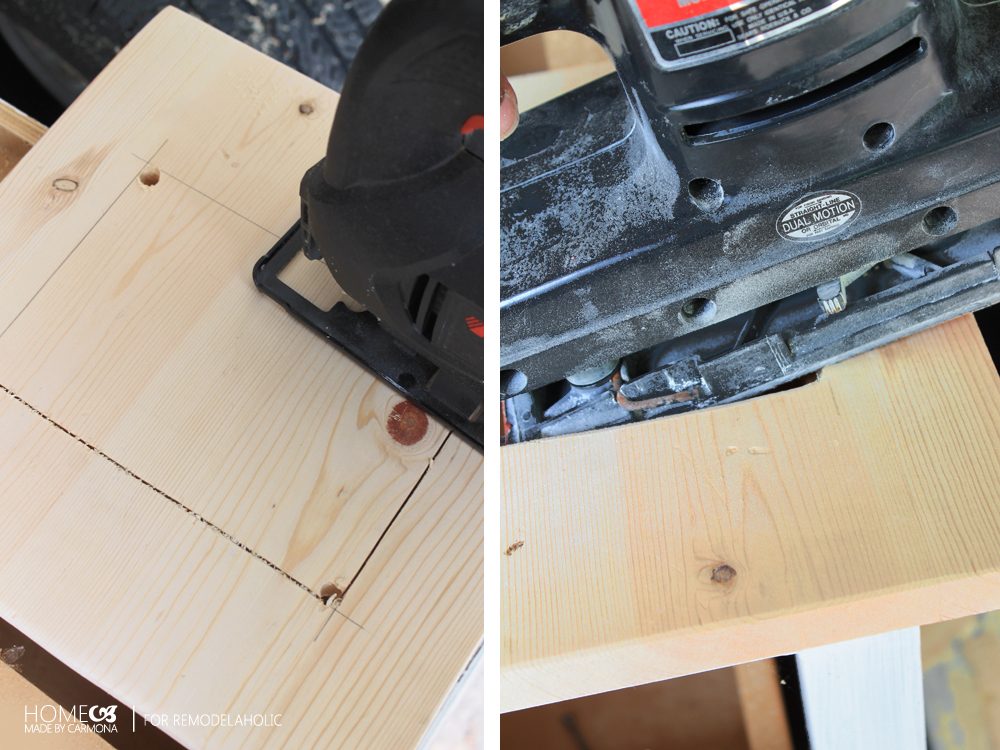 So cute! Make an oven door with a "real" window for a play kitchen!