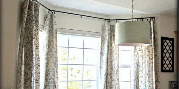 Damask Stenciled Curtain walkthrough