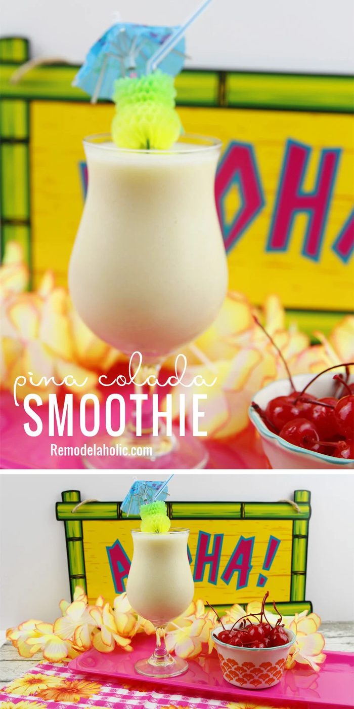 Cool off with a delicious smoothie. Try out this Mocktail Pina Colada Smoothie at Bekob.com