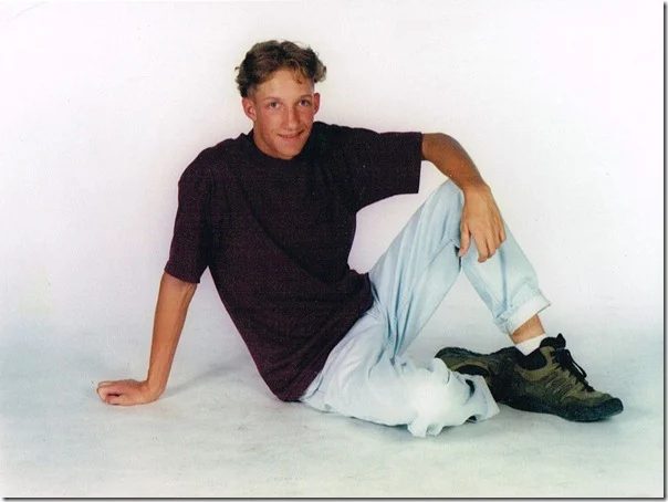 me posing