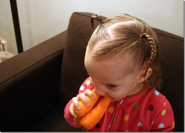 Chevron Hair Part