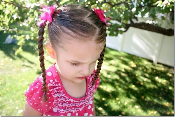 Chevron Hair Part