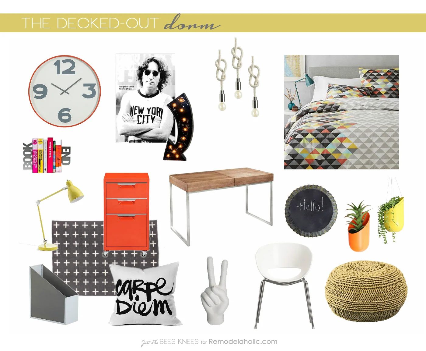 The Decked-Out Dorm: Tips for decorating your dorm room on Bekob.com