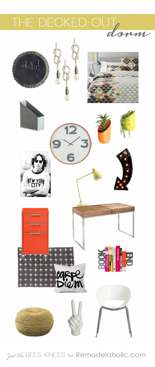 The Decked-Out Dorm: Tips for decorating a dorm room on Bekob.com