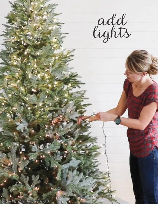 How To Decorate A Christmas Tree, Add Lights By Sincerely Sara D On Bekob