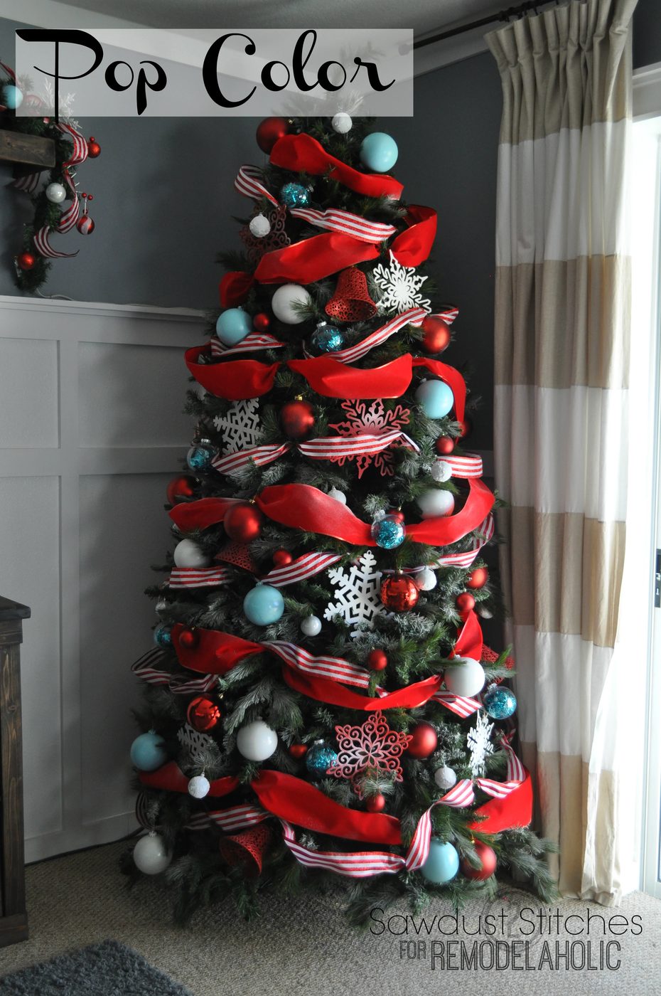 How to Decorate a Christmas Tree (like a professional) @Bekob #sawdust2stitches