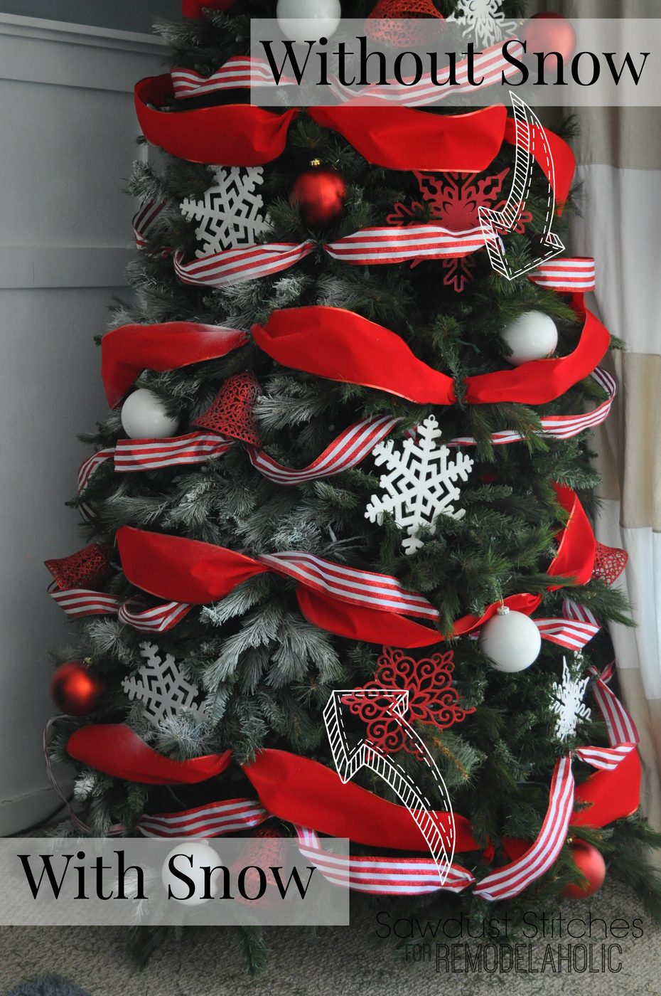 How to Decorate a Christmas Tree (like a professional) @Bekob #sawdust2stitches