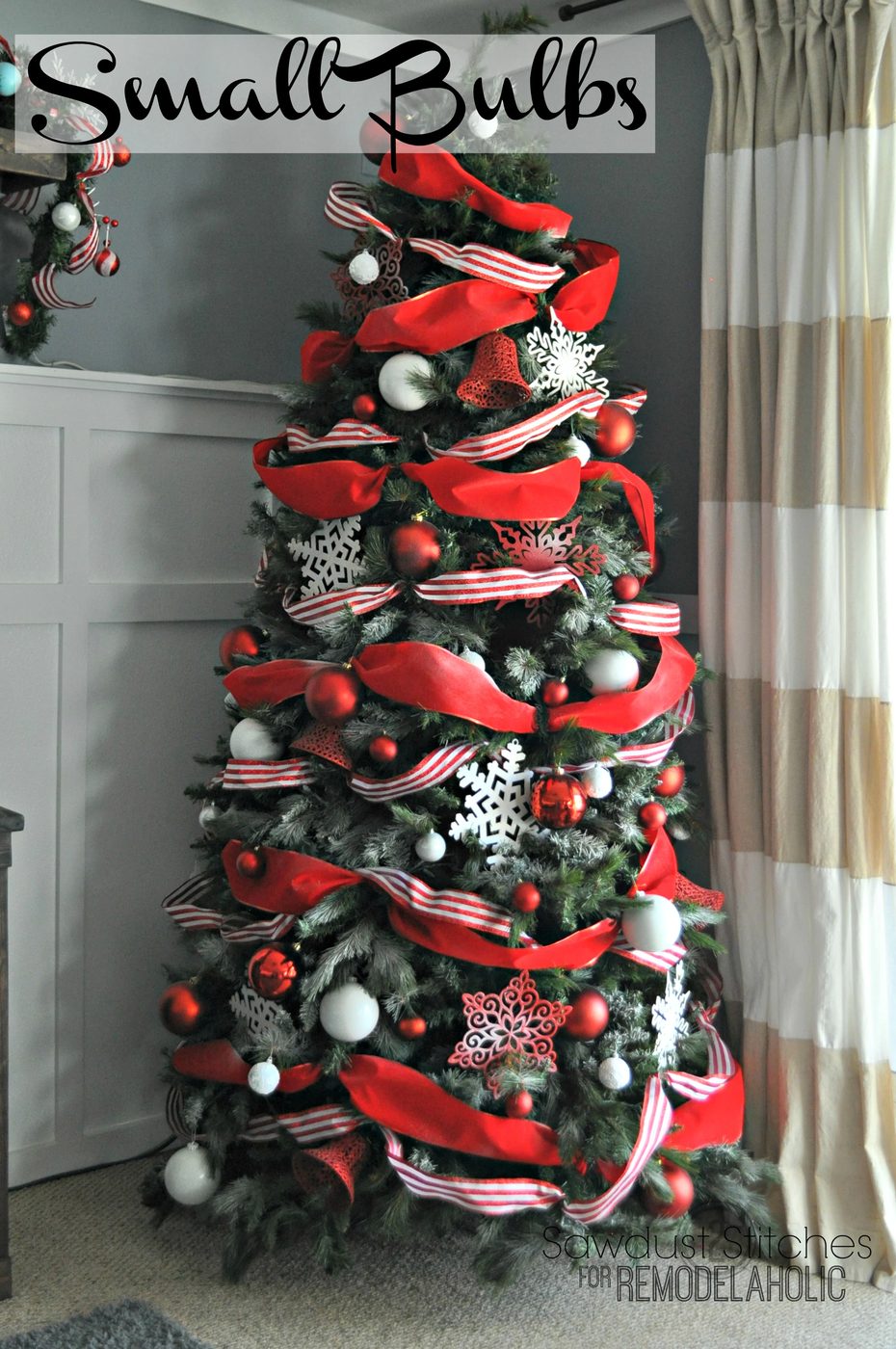 How to Decorate a Christmas Tree (like a professional) @Bekob #sawdust2stitches