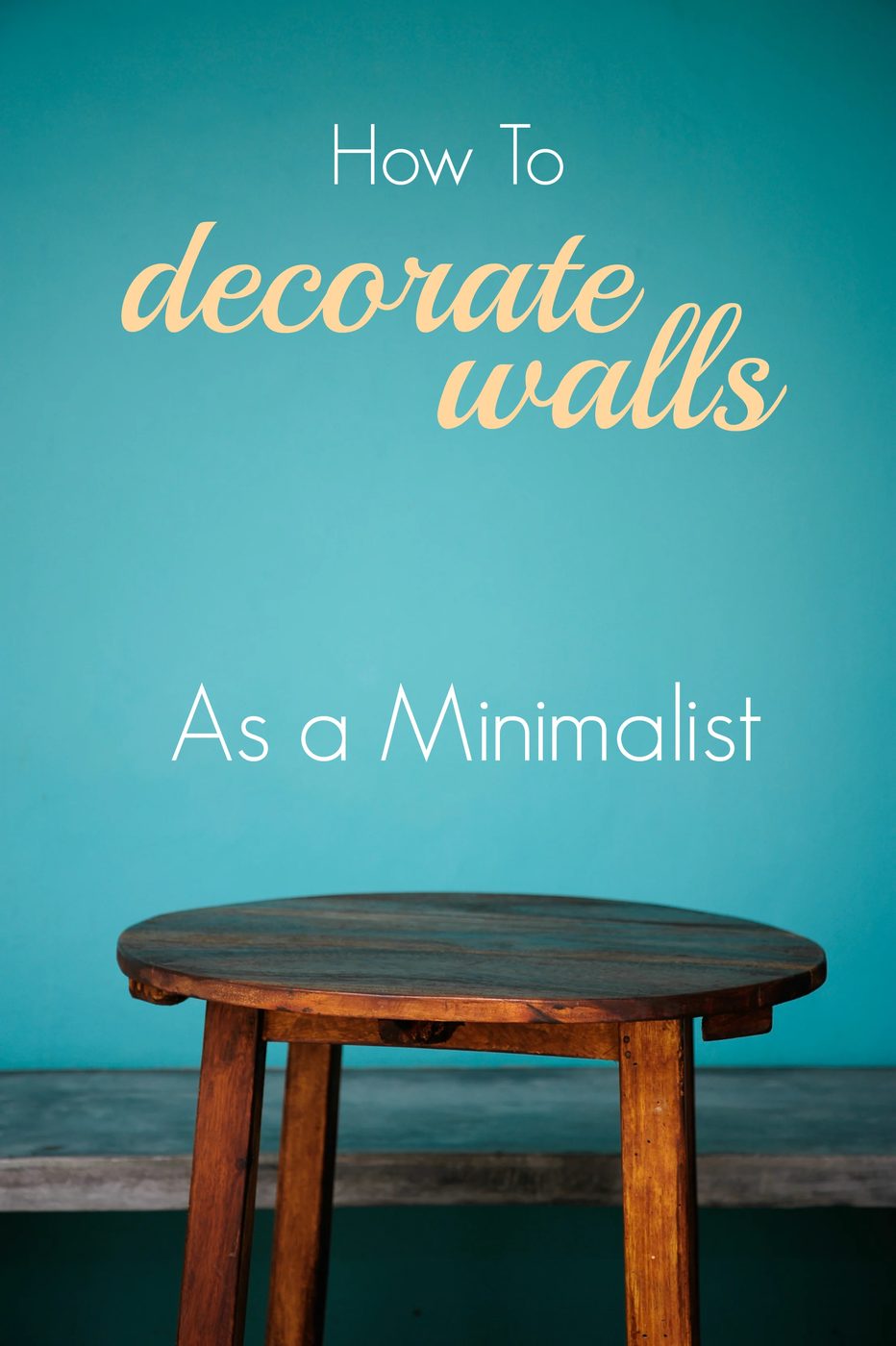 A minimalist home doesn't mean a boring home. Use these tips to decorate walls in your home while keeping things minimalist and direct. How to Decorate Walls as a Minimalist ~ Tips