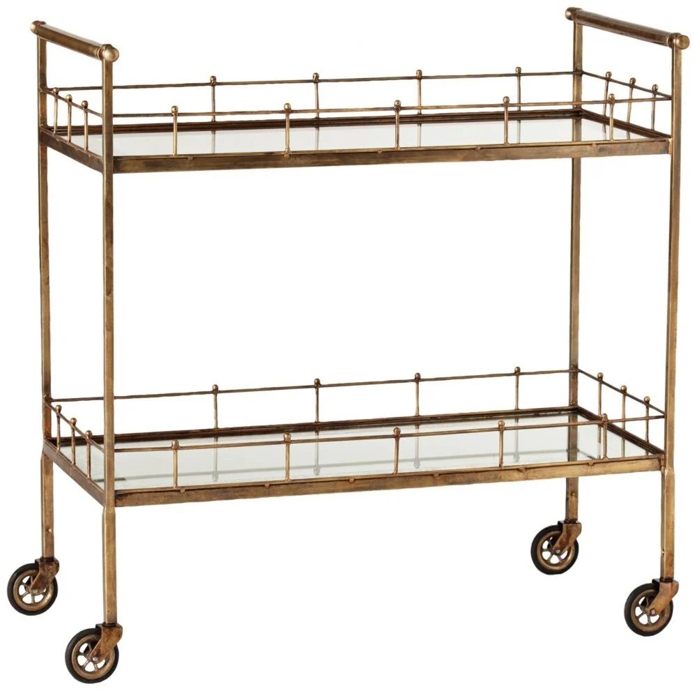 Winter Whites Bar Cart