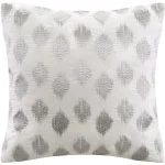 Winter Whites Silver Pillow