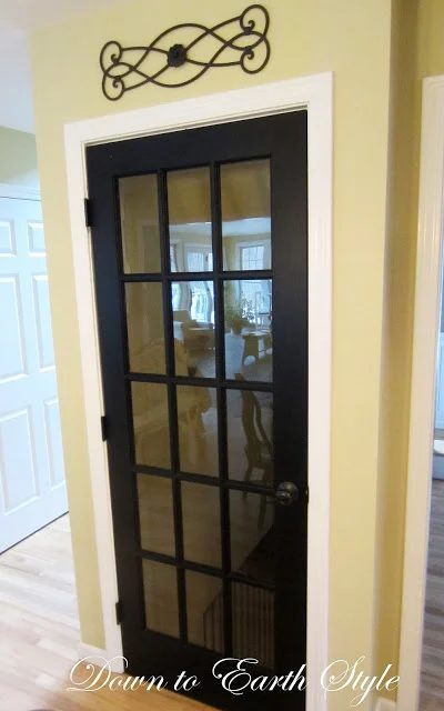 black french door (Down to Earth Style)