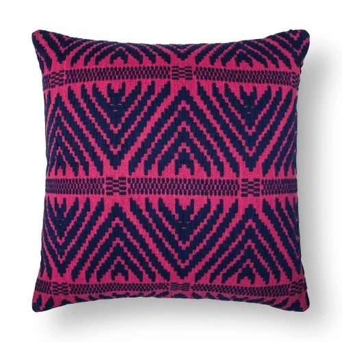 Bold Wallpaper Decor Tips, Pink Patterned Pillow