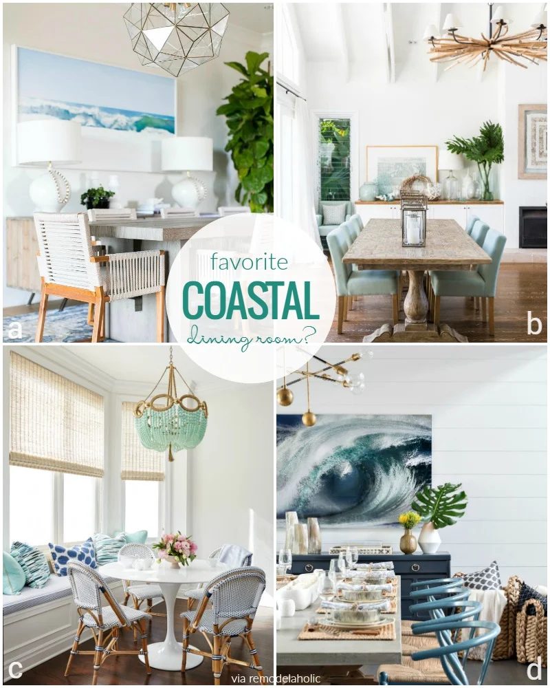 Coastal Dining Room Inspiration @Bekob