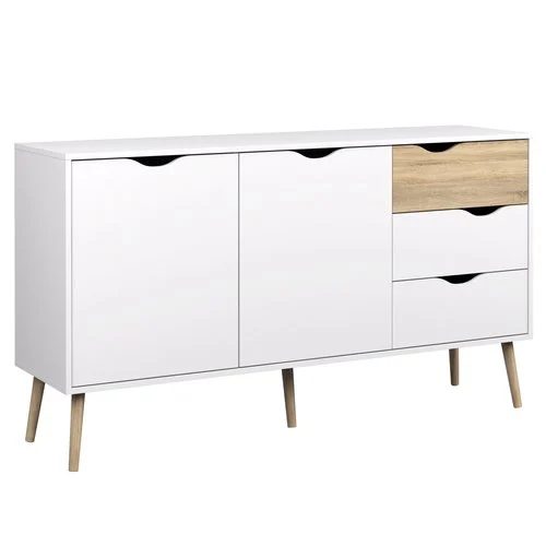 Coastal Dining Room White Sideboard