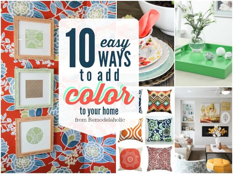 10 straightforward Ways to Add Color to Your Home @Bekob