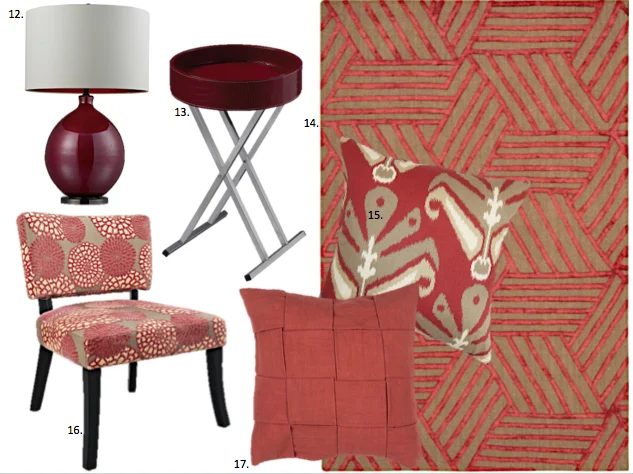 Love the new spicy color of the year, marvelous marsala? Here are lots of great options to add the color into your home decor. How to decorate with Marsala at tipsaholic.com #marve
