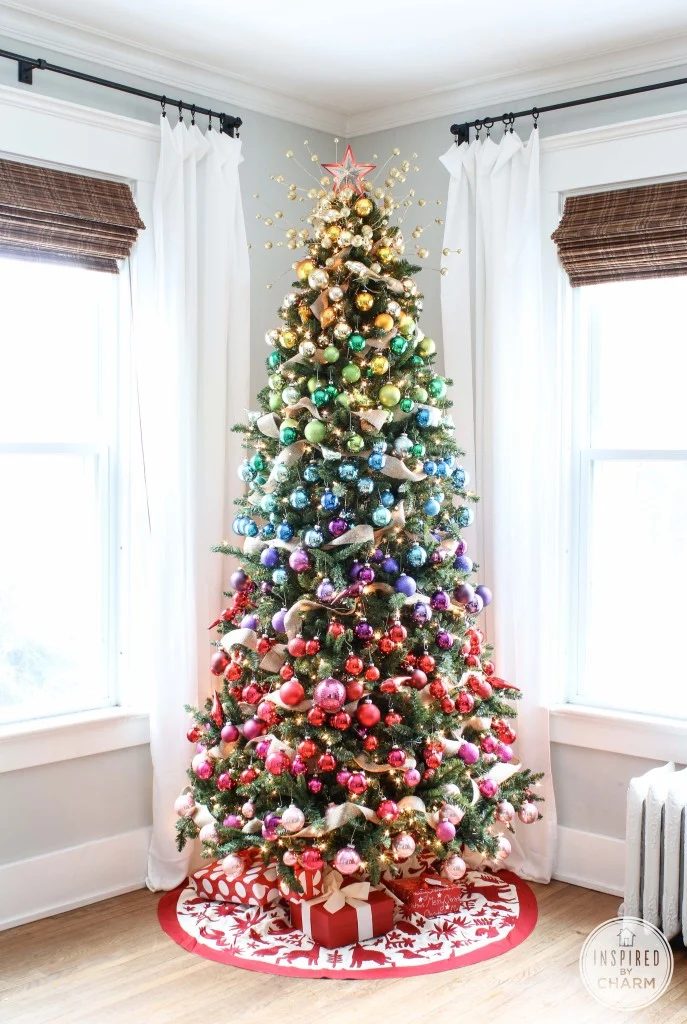 rainbow christmas tree - Inspired by Charm via @Bekob