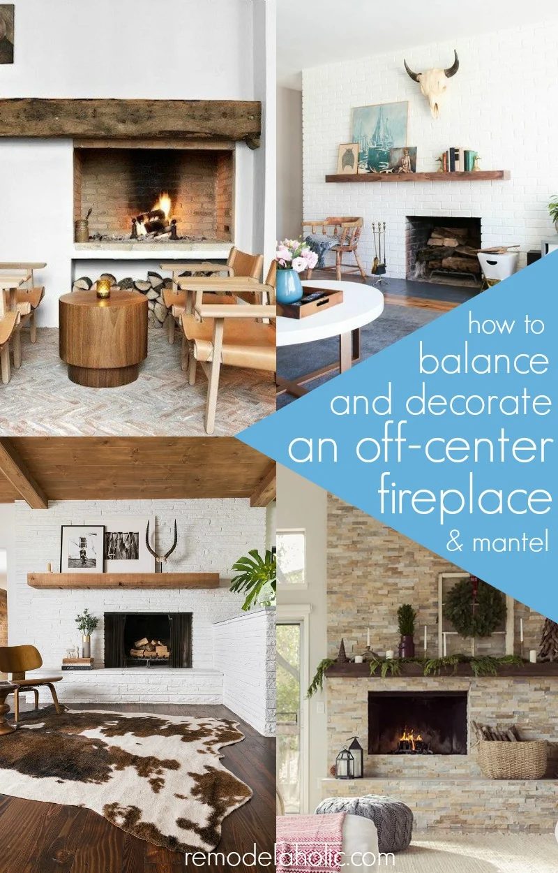 Decorating around an off-center fireplace @Bekob