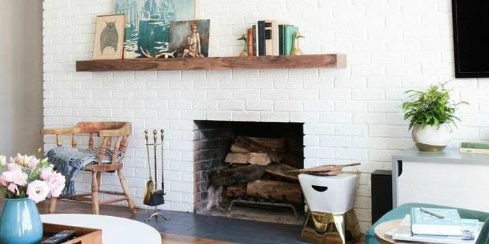 Decorating Around an Off-Center Non-Functional Fireplace
