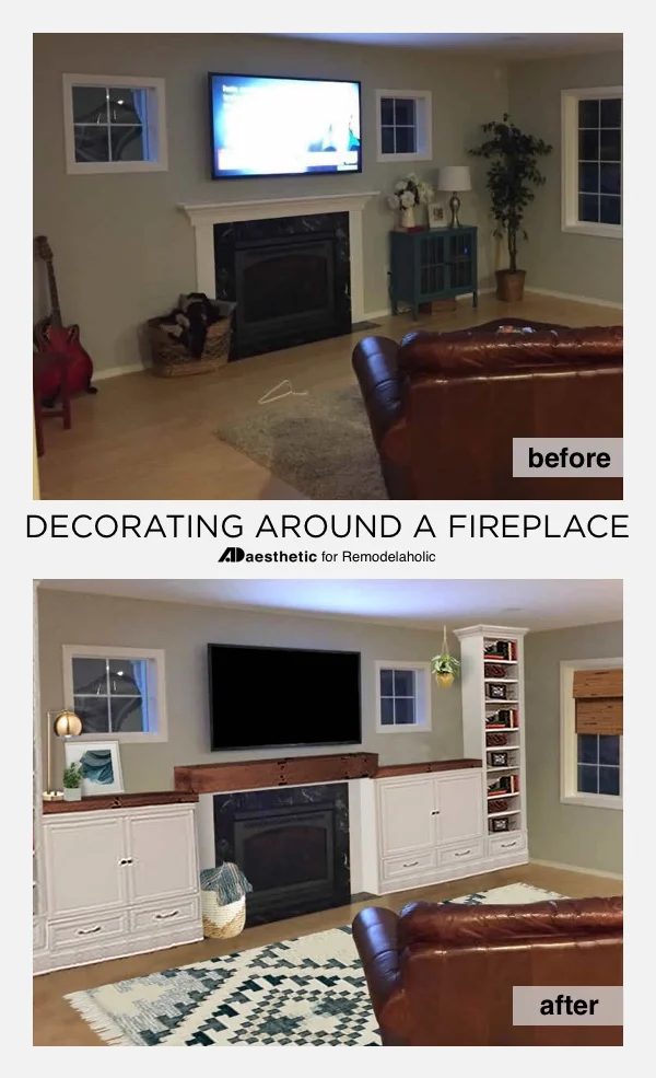 Fireplace Built-in Shelving Inspiration