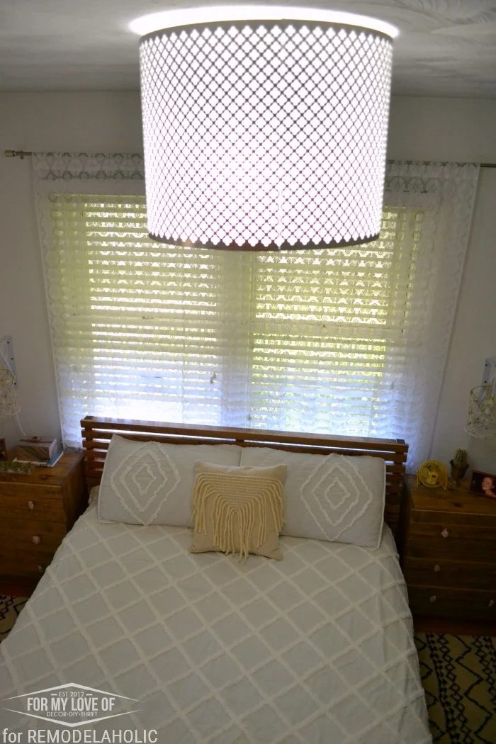moroccan inspired handmade light fixture created by hacking an existing light fixture