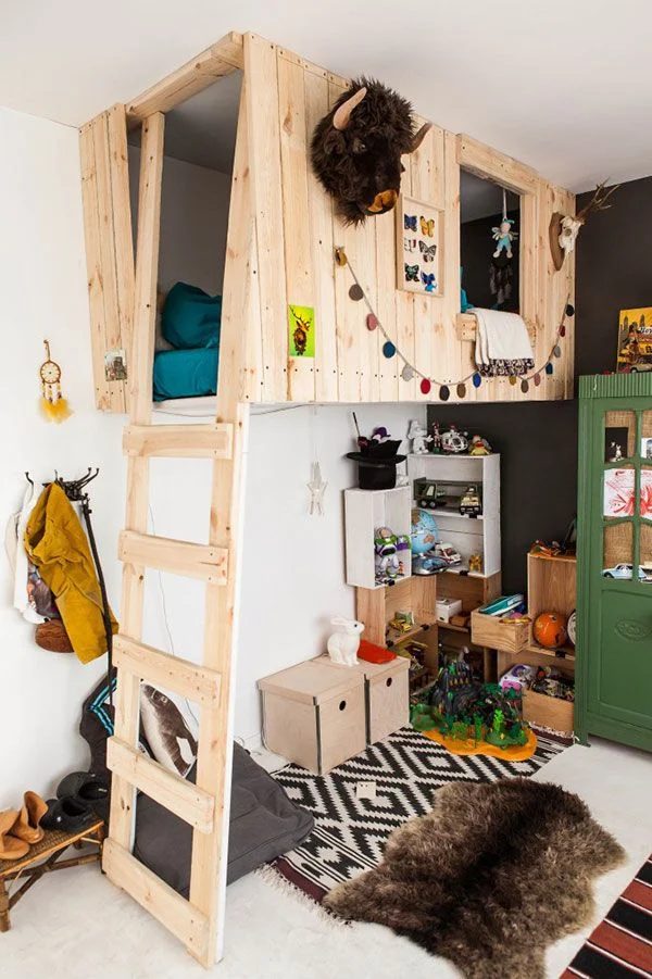 playhouse - woodland lodge theme playroom options