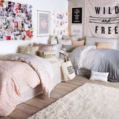 Shared Kids Space Inspiration - corner bed layout