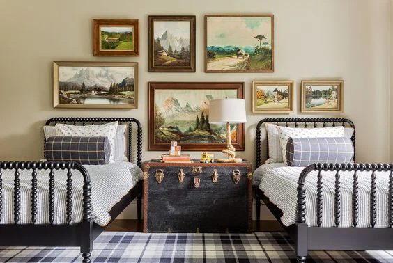 Shared Kids Space Inspiration -- such a fun classic space!