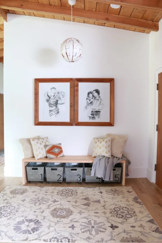 Handmade 2x6 Bench | Modern Waterfall Bench walkthrough | Entryway Bench | Bench Building Plans