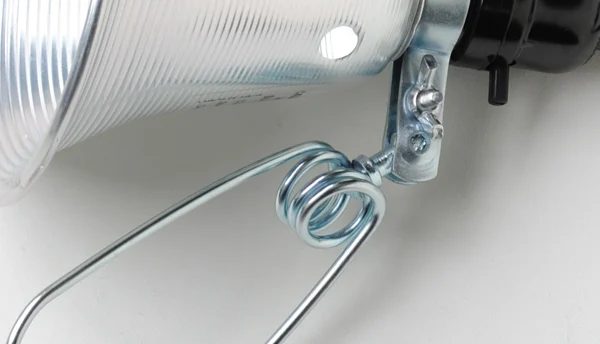 clamp lamp closeup