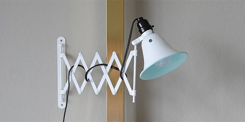 Handmade Accordion Wall Lamps from $5 Ikea Mirrors