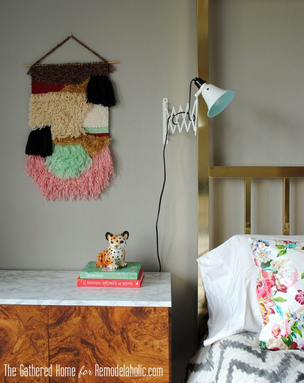 Handmade Accordion Wall Lamps from $5 Ikea Mirrors by The Gathered Home for Bekob.com #ikeahack #accordion #sconces