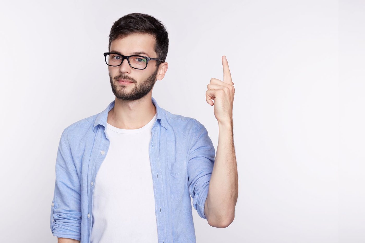 Man Pointing Up Dp