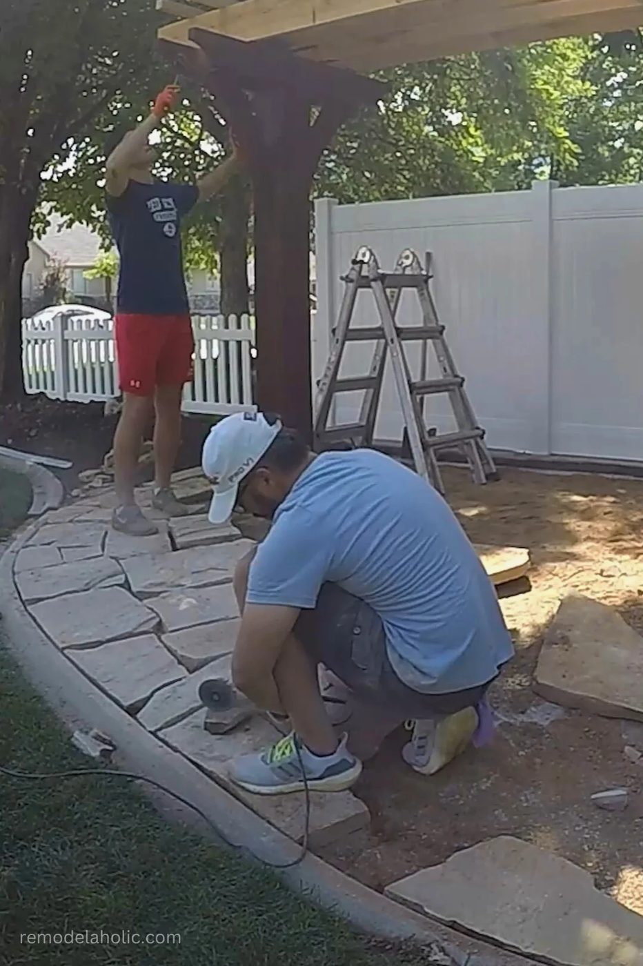 How To Install A Flagstone Patio, Bekob