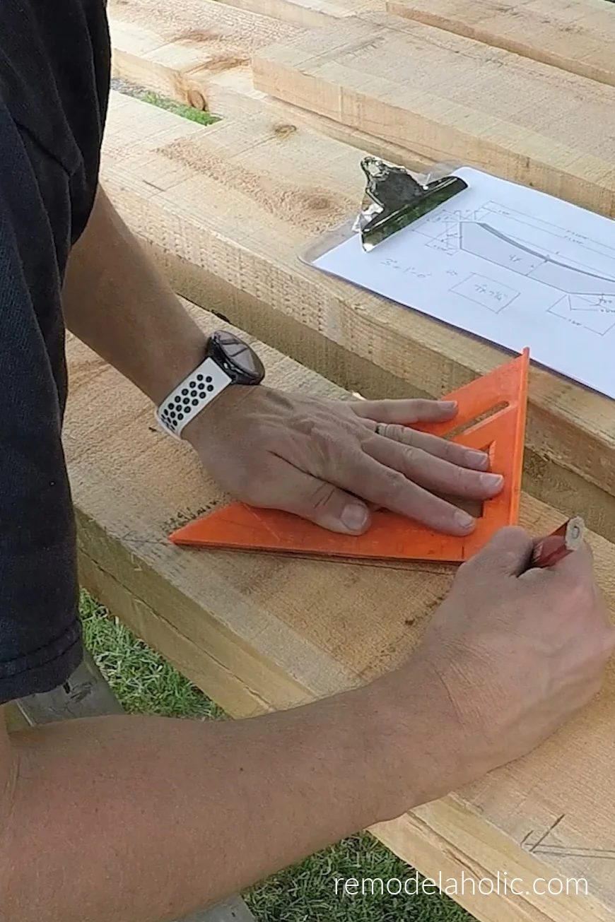 Diy Wood Braces How To Make A Wood Corbel Support For An Arbor Or Pergola Draw Angles Bekob