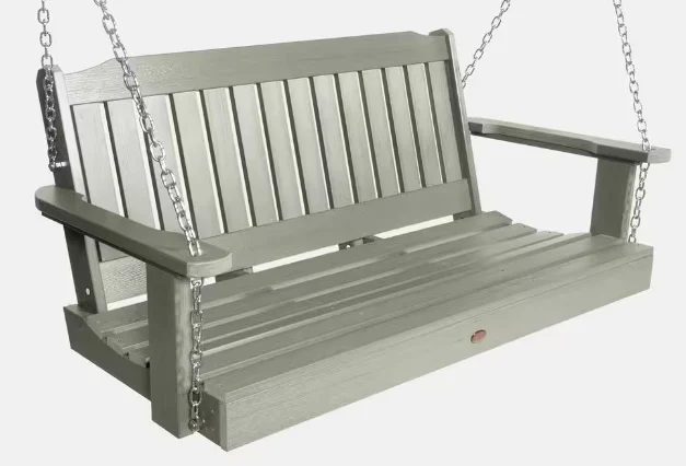HD Highwood Lehigh 4ft 2person Plastic Porch Swing