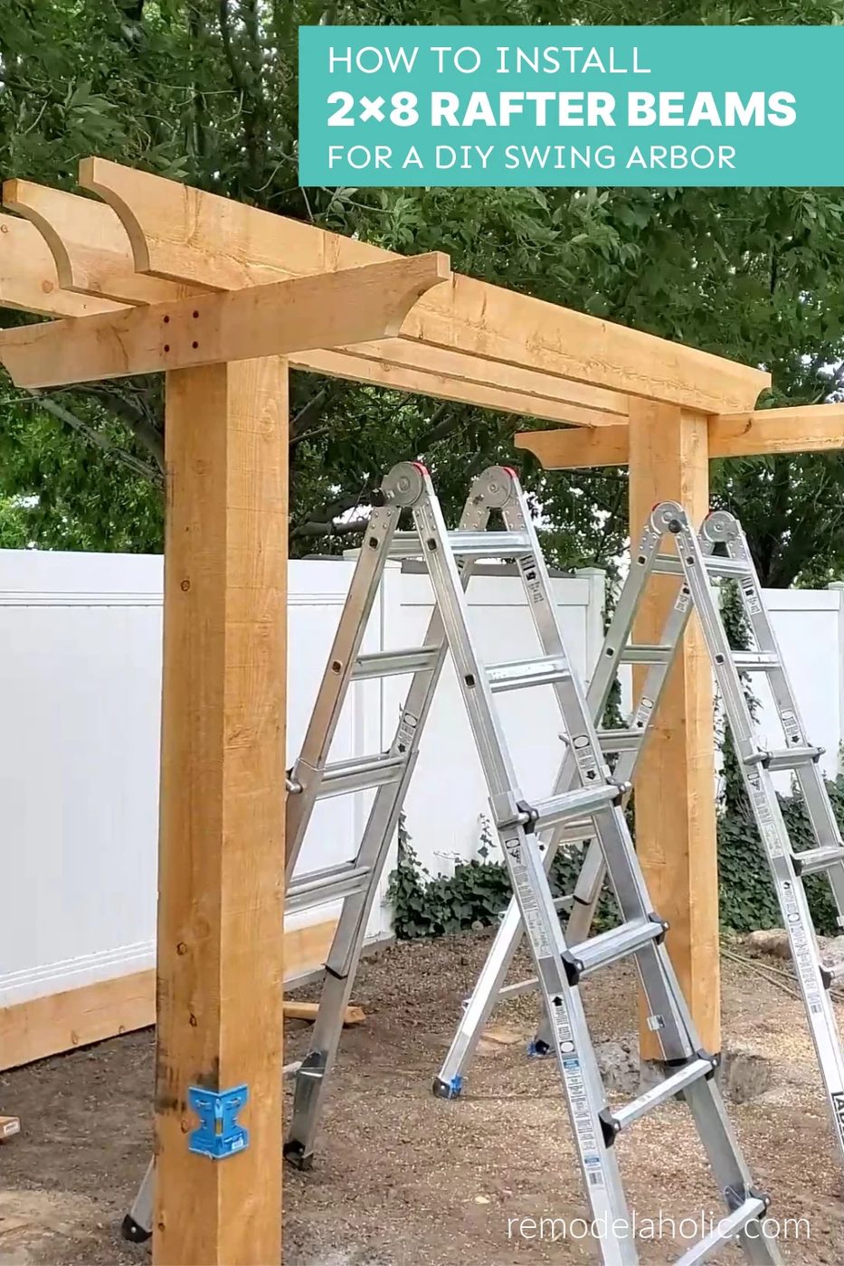How To Install A Swing Beam For A Freestanding Porch Swing Arbor, Bekob