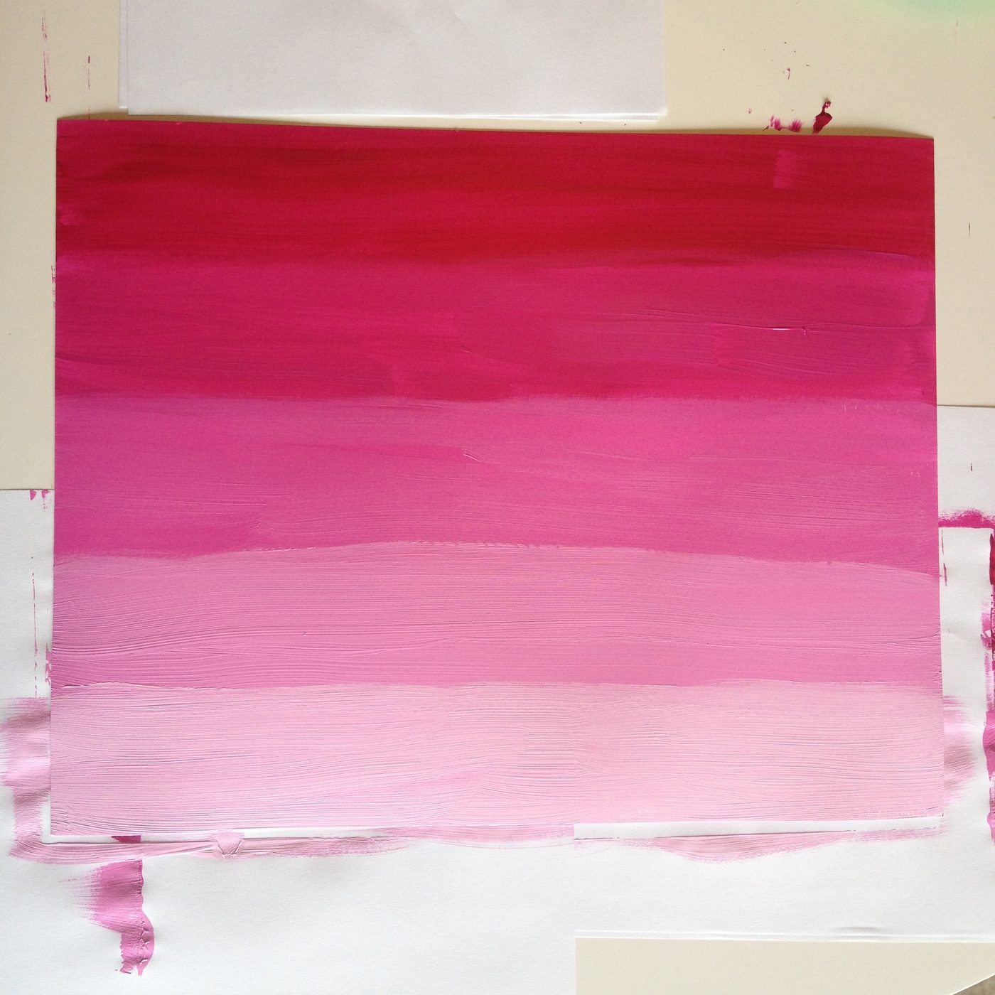 finished pink