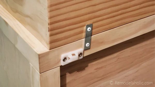 How To Attach A Baby Changing Table Topper To A Cube Shelf Cubby Changing Table And Anchor To The Wall, Bekob