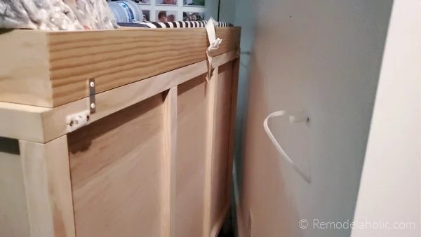 How To Anchor A Baby Changing Table And Attach Table Topper Organizer, Bekob