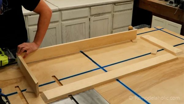 04 Assemble Frame For Baby Changing Table Topper And Shadow Box Frame, Bekob